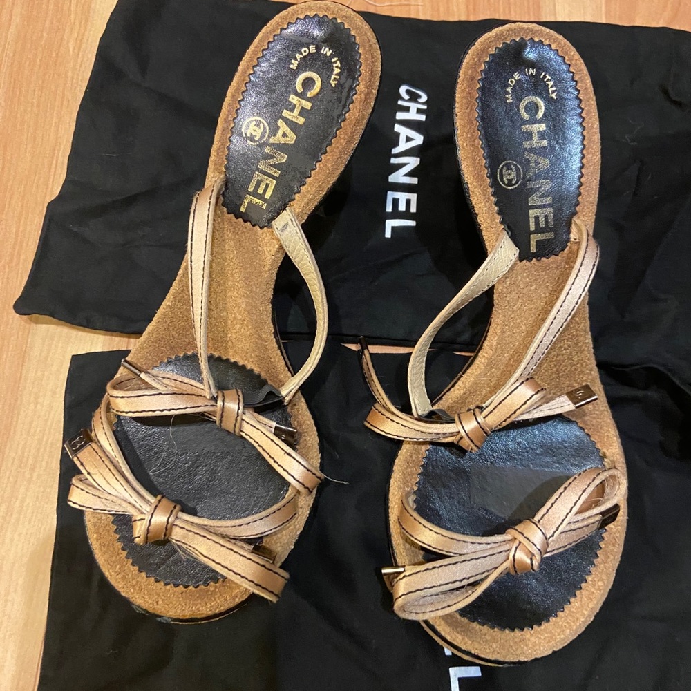 Authentic Chanel Sandals